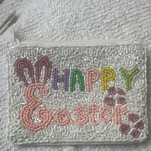 Colorful Beaded Easter pouch